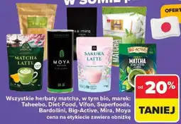 Carrefour Herbaty matcha, w tym bio oferta