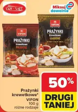 Carrefour Prażynki krewetkowe VIFON oferta