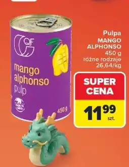 Carrefour QF mango alphonso pulp oferta