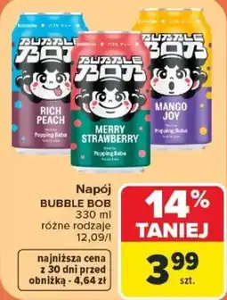 Carrefour Napój BUBBLE BOB oferta