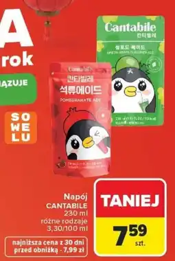 Carrefour Napój Cantabile oferta