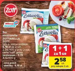 Carrefour Ser mozzarella ZOTTARELLA ZOTT oferta