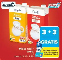 Carrefour Mleko UHT SIMPL oferta