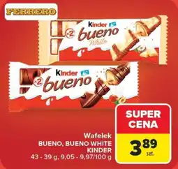 Carrefour Wafelek BUENO, BUENO WHITE KINDER oferta