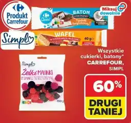 Carrefour Cukierki, batony CARREFOUR SIMPL oferta