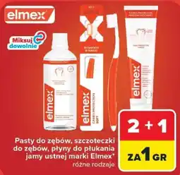 Carrefour Pasty do zębów, szczoteczki do zębów, płyny do płukania jamy ustnej marki Elmex* oferta