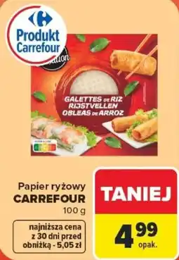 Carrefour Papier ryżowy CARREFOUR oferta