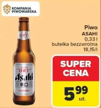 Carrefour Piwo Asahi oferta