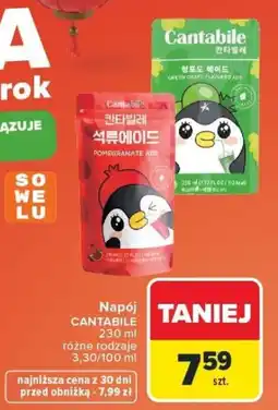 Carrefour Napój Cantabile oferta