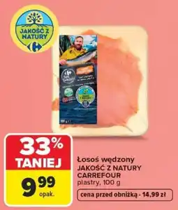 Carrefour Łosoś wędzony JAKOŚĆ Z NATURY oferta