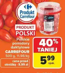 Carrefour Polskie pomidory daktylowe carrefour oferta