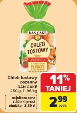 Carrefour Chleb tostowy pszenny DAN CAKE oferta