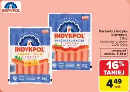 Carrefour Parówki z serem z indyka INDYKPOL oferta