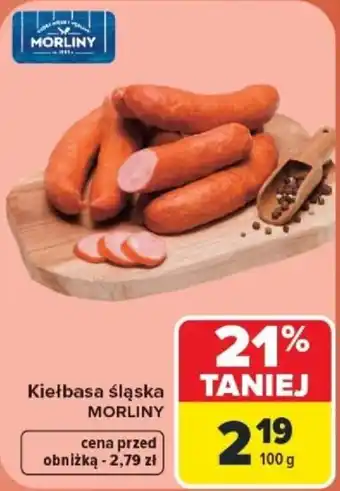 Carrefour Kiełbasa śląska Morlina oferta