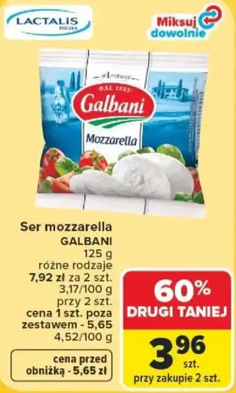 Carrefour Ser mozzarella GALBANI oferta