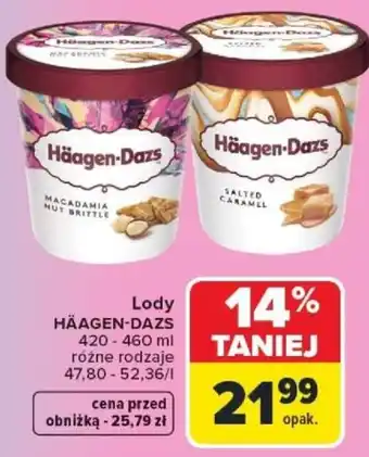 Carrefour Lody Häagen-Dazs oferta