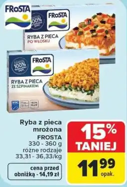Carrefour Ryba z pieca mrożona FROSTA oferta