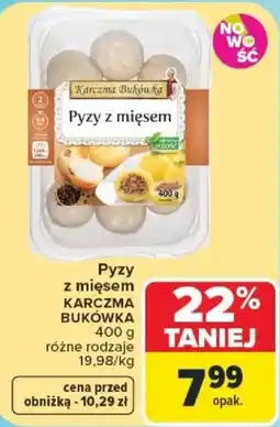Carrefour Pyzy z mięsem Karczma Bukówka oferta
