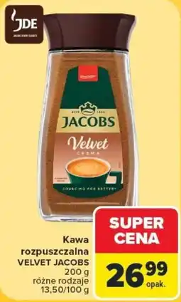Carrefour Kawa rozpuszczalna VELVET JACOBS oferta