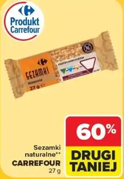 Carrefour Sezamki naturalne CARREFOUR oferta