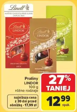 Carrefour Praliny LINDOR oferta