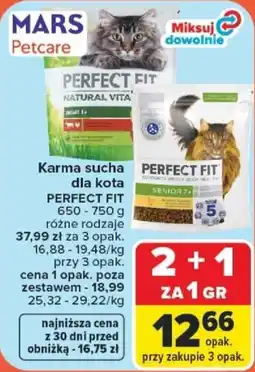 Carrefour Karma sucha dla kota PERFECT FIT oferta
