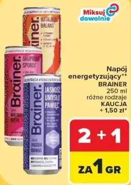 Carrefour Napój energetyzujący BRAINER oferta