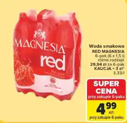 Carrefour Woda smakowa RED MAGNESIA oferta