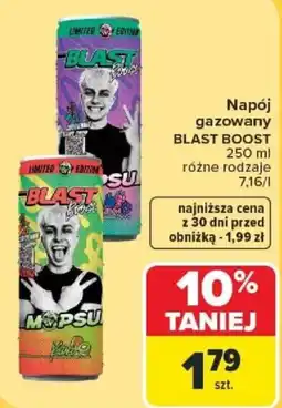 Carrefour Napój gazowany BLAST BOOST oferta