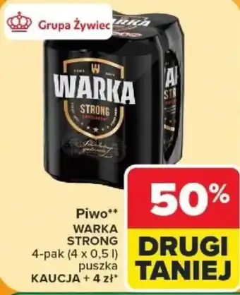 Carrefour Piwo WARKA STRONG oferta