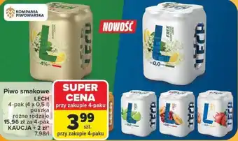 Carrefour Piwo smakowe LECH oferta