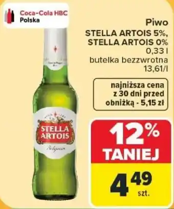 Carrefour Piwo STELLA ARTOIS oferta
