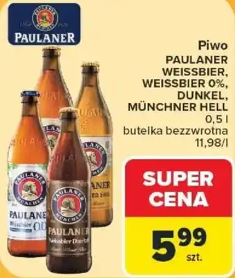 Carrefour Piwo PAULANER oferta