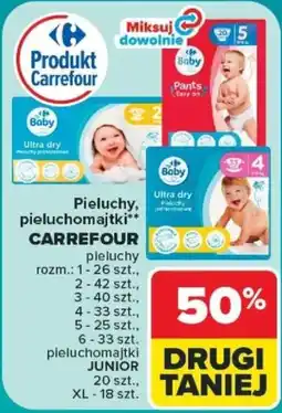 Carrefour Pieluchy, pieluchomajtki CARREFOUR oferta