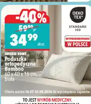 Biedronka Poduszka ortopedyczna Bamboo Smukee Home oferta