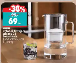 Biedronka Wessper Dzbanek filtrujący szklany D2 Borosilicate oferta