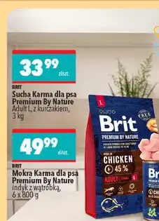 Biedronka Sucha karma dla psa Premium By Nature Brit z kurczakiem oferta