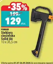 Biedronka FISKARS Siekiera ciesielska Solid A6 oferta