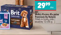 Biedronka Mokra karma dla psów Premium by Nature Brit fillets in Gravy miks smaków oferta