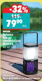 NOVEEN Solarna lampa owadobójcza IKN895