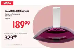 Rossmann Woda perfumowana Calvin Klein Euphoria dla kobiet oferta