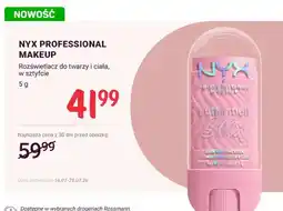 Rossmann Rozświetlacz do twarzy i ciała w sztyfcie Nyx Professional Makeup oferta