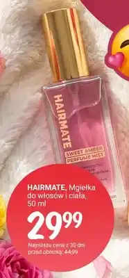 Rossmann Mgiełka do włosów i ciała Hairmate Sweet Amber Perfume Mist oferta
