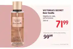 Rossmann Mgiełka do ciała Victoria's Secret Bare Vanilla oferta