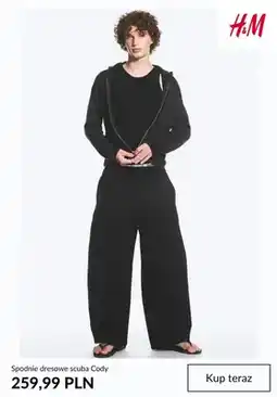 H&M Spodnie dresowe scuba Cody H&M oferta