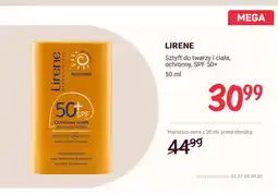 Rossmann Sztyft do twarzy i ciała ochronny Lirene SPF 50+ oferta