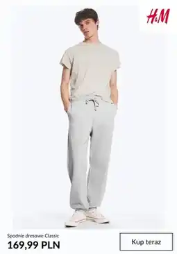H&M Spodnie dresowe Classic H&M oferta