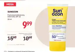 Rossmann Fluid przeciwsłoneczny Sunozon UVA+UVB SPF 50 oferta