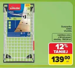 Carrefour Suszarka na pranie Vileda King oferta
