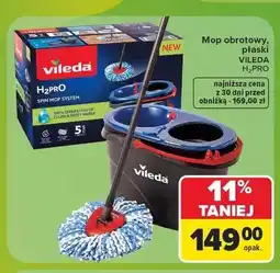 Carrefour Mop obrotowy płaski Vileda H2PRO oferta